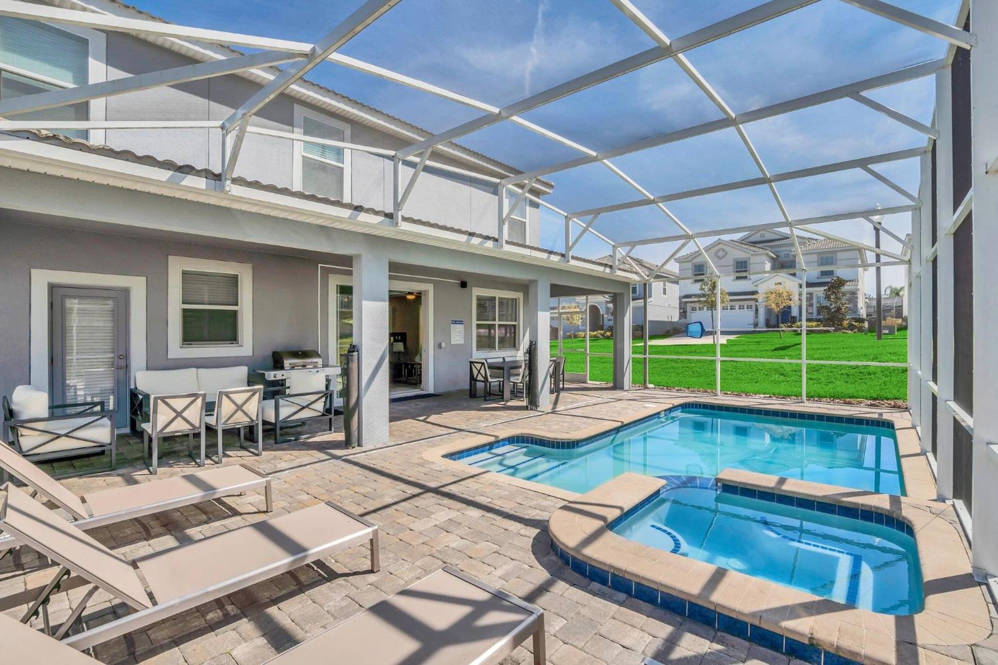 8Br Luxury - Sleeps 22 - Near Disney With Pool & Hot Tub! Davenport Ngoại thất bức ảnh